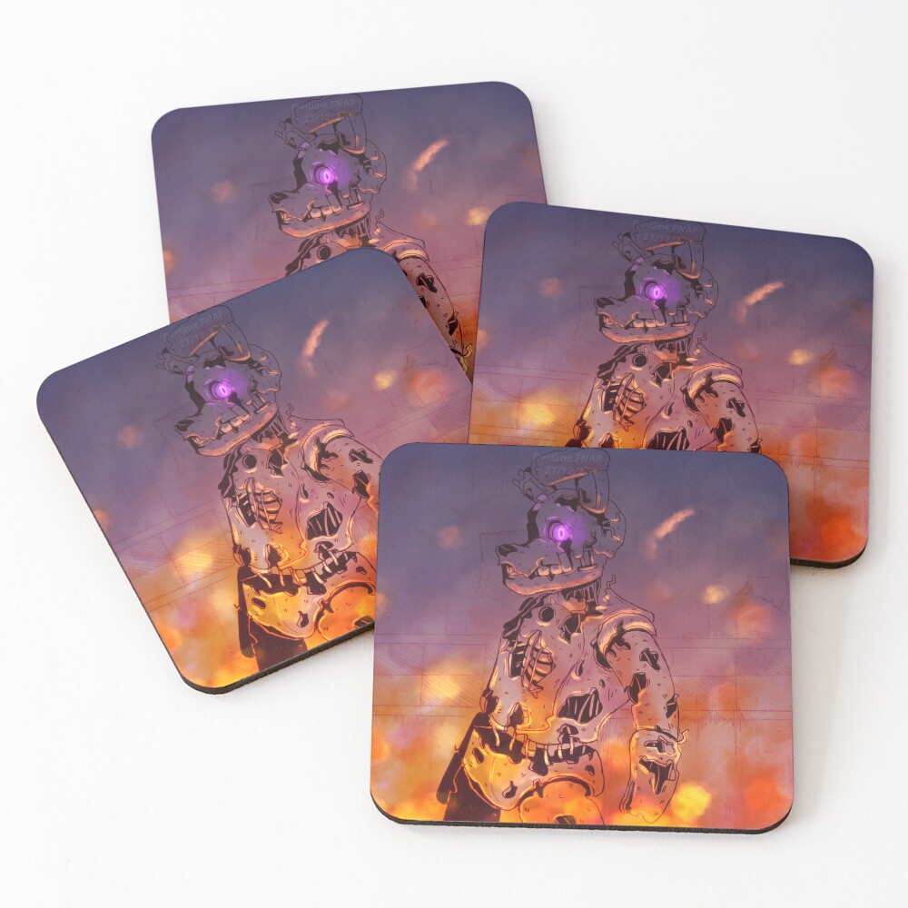 Item preview, Coasters (Set of 4) designed and sold by Funtime-FNAF.