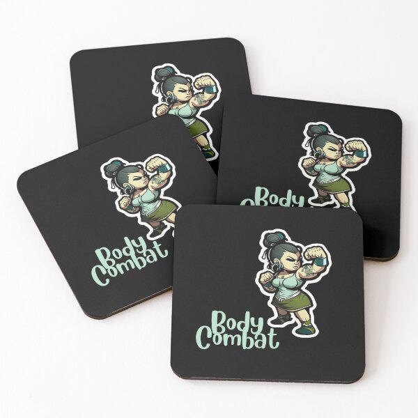 Item preview, Funny Cartoonish Lady Doing Body Combat Workout designed and sold by Cute-Jory-Store.