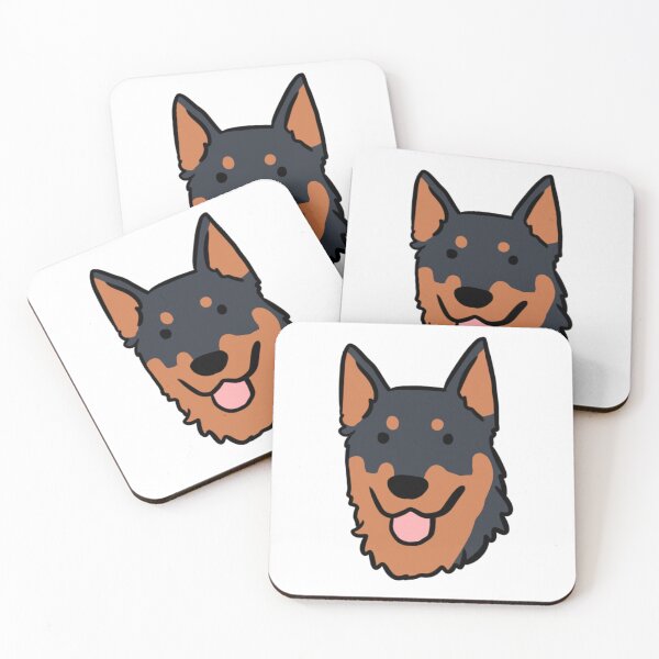 Item preview, Beauceron dog face cute illustration  designed and sold by Yarafantasyart.