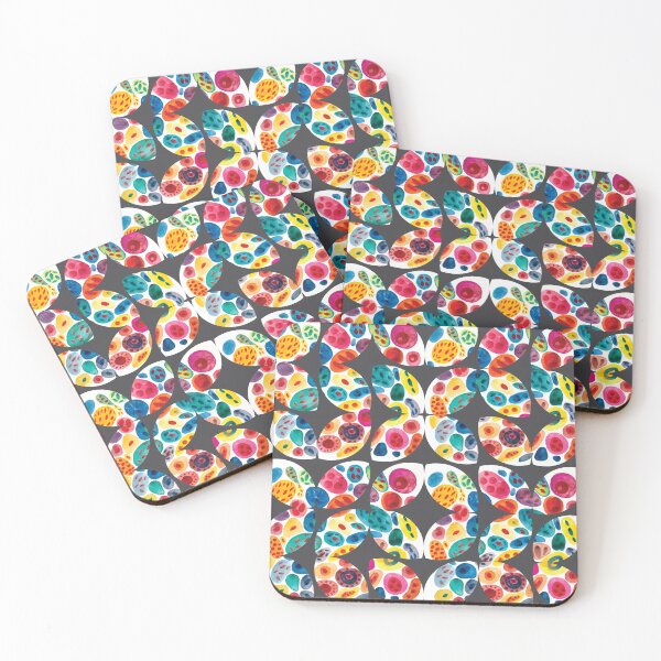 Item preview, Semicircle geometric shapes in bright colors, retro shapes designed and sold by IngaDesign.