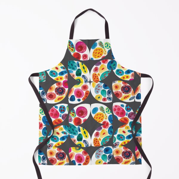 Item preview, Semicircle geometric shapes in bright colors, retro shapes designed and sold by IngaDesign.