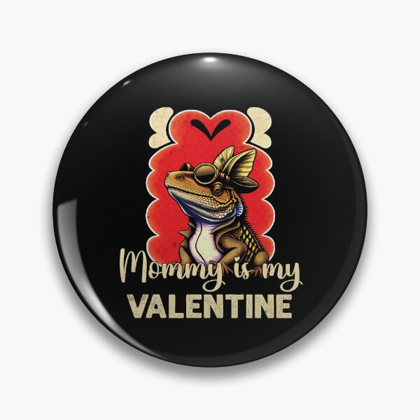 Item preview, Mommy Is My Valentine Funny Bearded Dragon Mom designed and sold by Trendy Valley .
