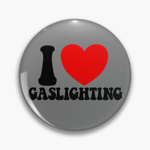 Item preview, I Love Gaslighting Red Heart Funny Gaslighting Gear designed and sold by DynamicDesign.