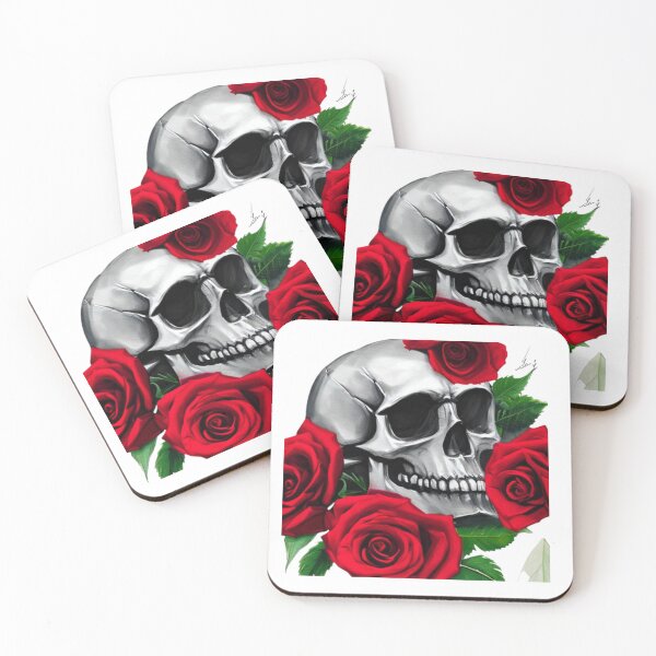 Item preview, skull rose designed and sold by motivationhood.