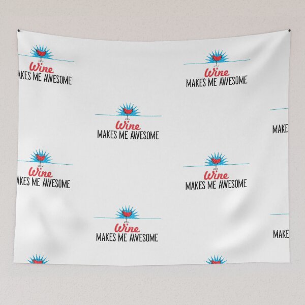 Item preview, Wine Makes Me Awesome Drinking designed and sold by onceproject.