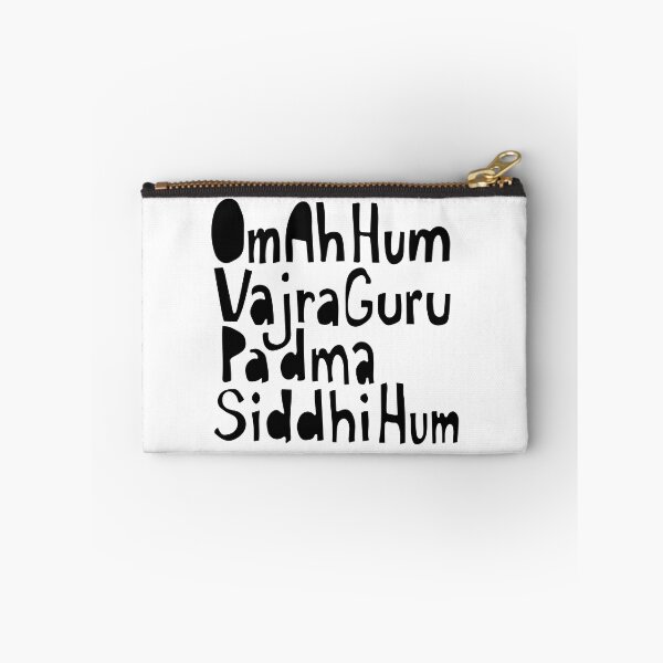 Item preview, Om Ah Hum Vajra Guru Padma Siddhi Hum Guru Rinpoche Black designed and sold by wordznart.