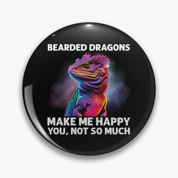 Item preview, Bearded Dragons Make Me Happy Funny Reptile Lizard Lover  designed and sold by Trendy Valley .