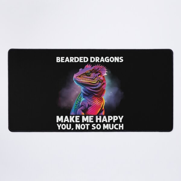 Item preview, Bearded Dragons Make Me Happy Funny Reptile Lizard Lover designed and sold by Trendy Valley .