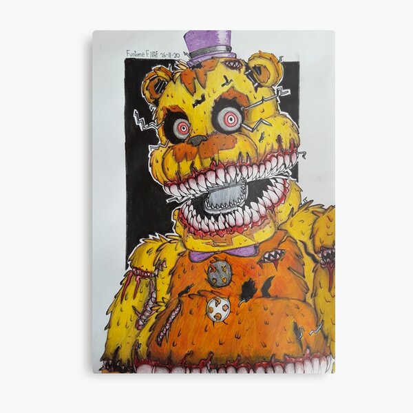 Nightmare Fredbear Poster for Sale by SmolSquooshShop