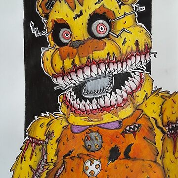 Nightmare Fredbear (FanArt Already Existing, LadyFiszi)