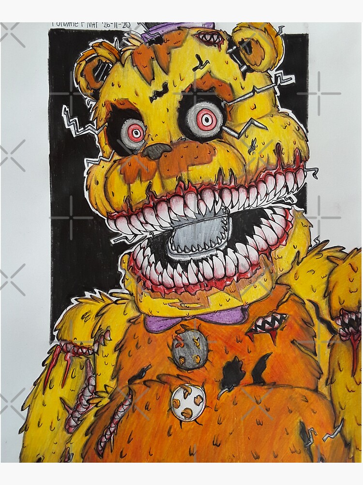 Five Nights at Freddy's Nightmare Fredbear Worm on a String iPad