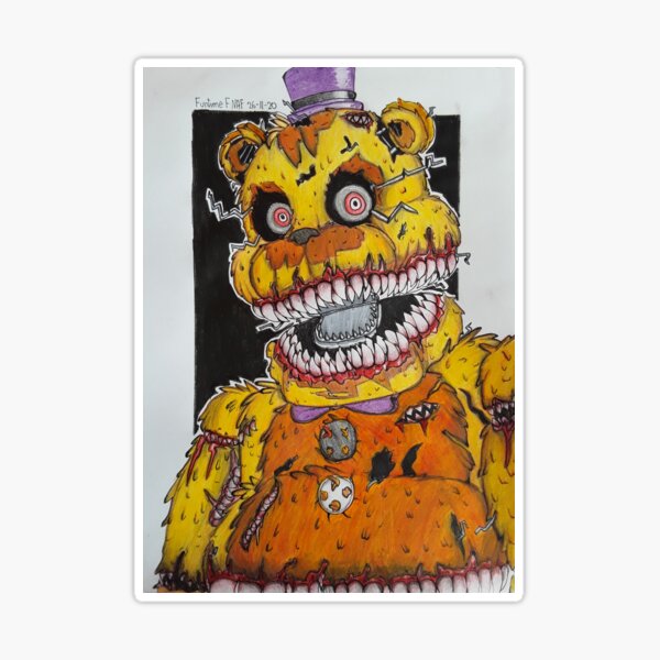 FNaF Nightmare Fredbear Hardcover Journal for Sale by nyrofletcher