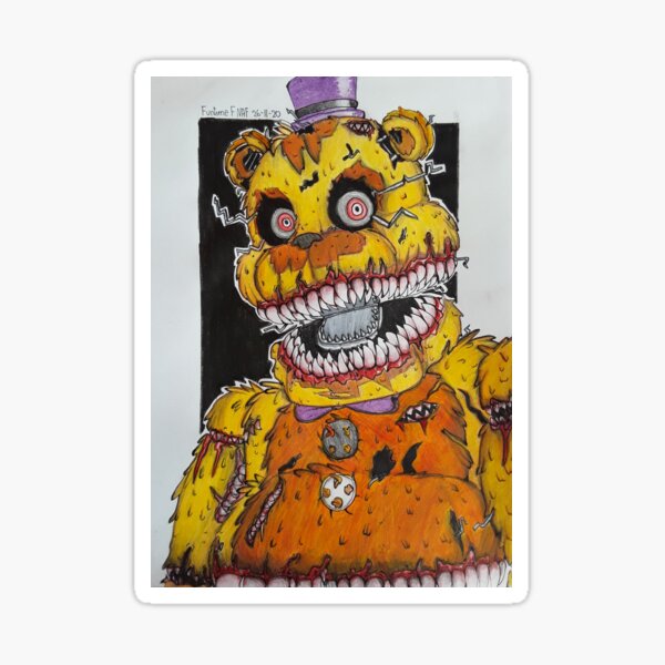 Nightmare Fredbear - Fnaf 4 - Sticker