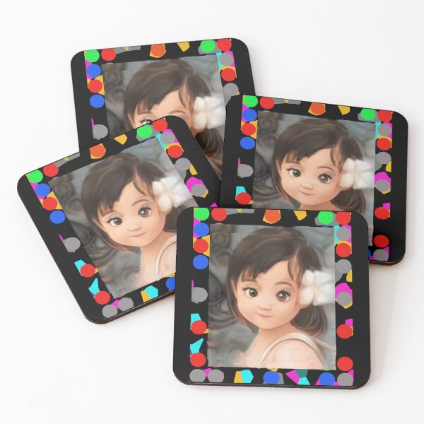 Item preview, Big Eyes Girls Cute Funny Portraits Art Gift Lover Drawing And Paints Gift designed and sold by Dodern.