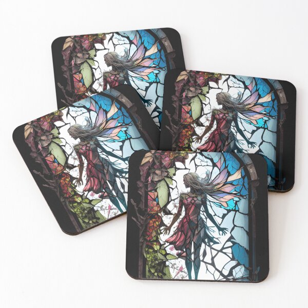 Item preview, Fairy - Stained Glass designed and sold by ShadowAndSlate.