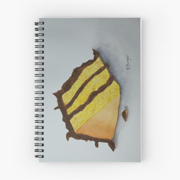 Item preview, Slice of Yellow Cake with Chocolate Frosting designed and sold by Pamela Burger.