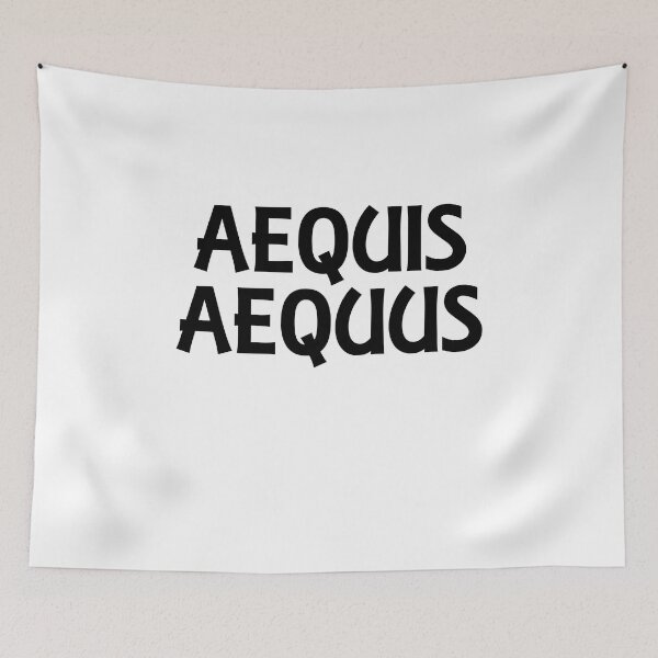 Item preview, Aequis Aequus - The right one - black designed and sold by saechla.