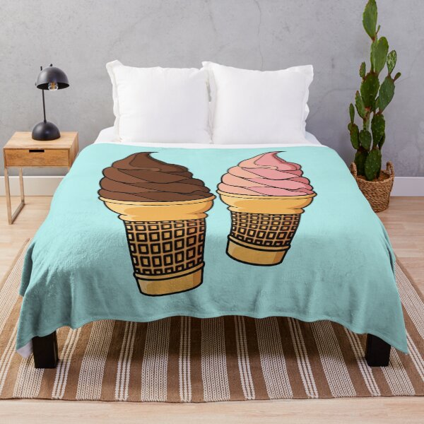 Item preview, Ice cream cone cartoon illustration designed and sold by Misscartoon.