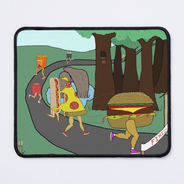 Item preview, Fast Food Marathon Runners designed and sold by Hypnotees.