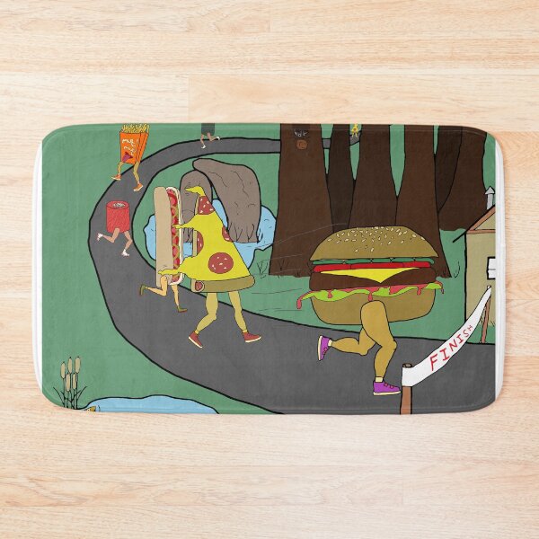 Item preview, Fast Food Marathon Runners designed and sold by Hypnotees.