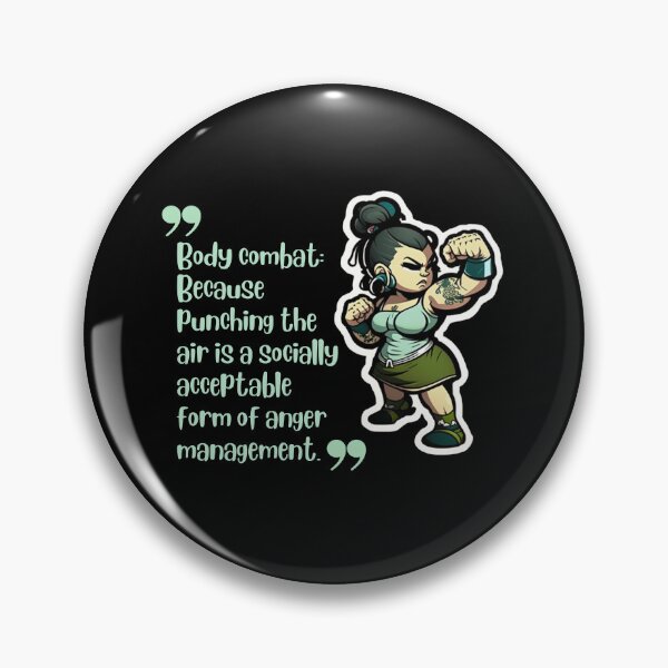 Item preview, Body combat:  Because punching the air is a socially acceptable  form of anger management. designed and sold by Cute-Jory-Store.