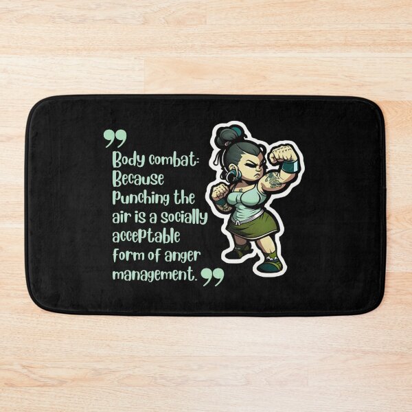 Item preview, Body combat:  Because punching the air is a socially acceptable  form of anger management. designed and sold by Cute-Jory-Store.