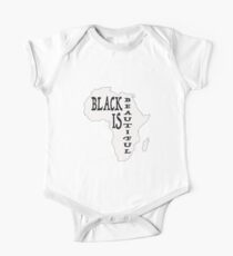 Schwarz ist schön Baby Body Kurzarm