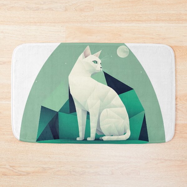 Item preview, Dreamy White Kitty  designed and sold by TheJadeCat.