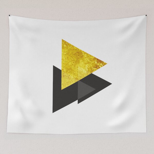 Item preview, Metal triangle abstract - Metal sign - The Five Elements Abstract  Symbol designed and sold by thewishdesigns.