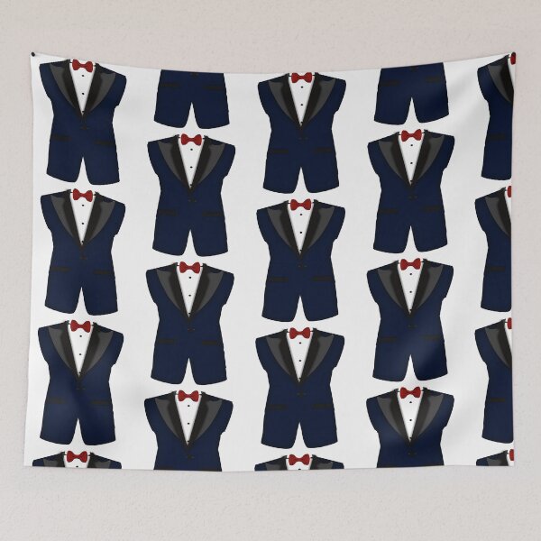 Item preview, Blue with texudo | funny tux designed and sold by ZOBBI.
