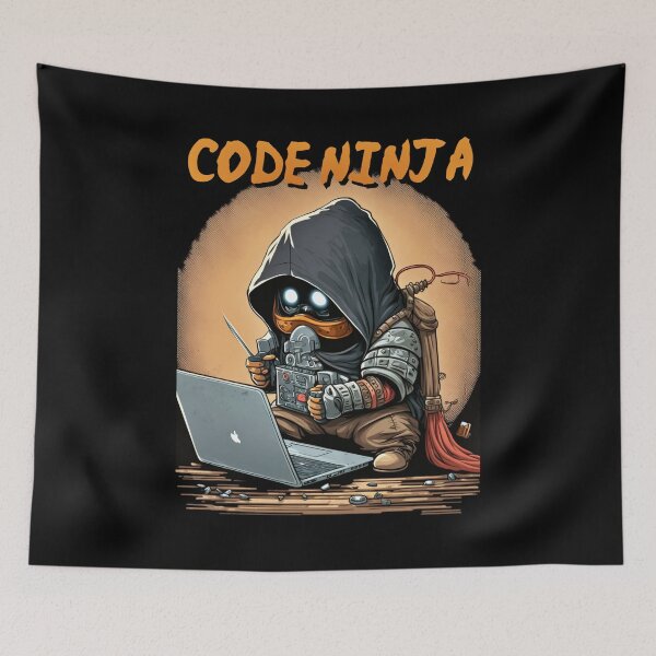 Item preview, Code Ninja Cartoon designed and sold by SMCLN.