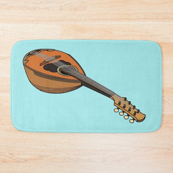 Item preview, Mandolin cartoon illustration designed and sold by Misscartoon.