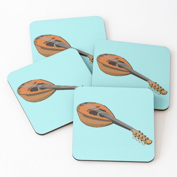 Item preview, Mandolin cartoon illustration designed and sold by Misscartoon.