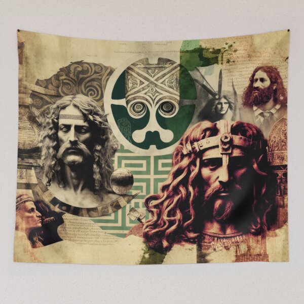 Item preview, The Celts History Collage designed and sold by Odd World.