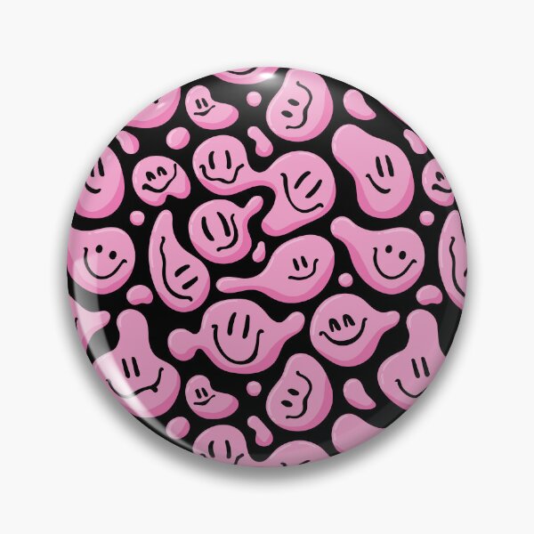 Item preview, Pink Liquid Smiley Faces designed and sold by Ayoub14.
