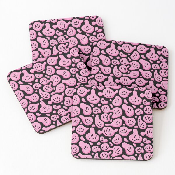 Item preview, Pink Liquid Smiley Faces designed and sold by Ayoub14.