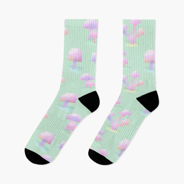 Item preview, Pastel Pixel Mushrooms designed and sold by HavenAlethea.