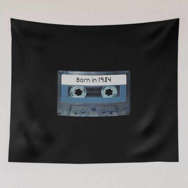 Item preview, Born in 1984 Cassette Tape Design Birthday Gift Idea designed and sold by RetroDesignsNW.