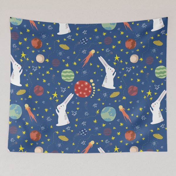 Item preview, Space Bunnies designed and sold by Clumsy Prints.