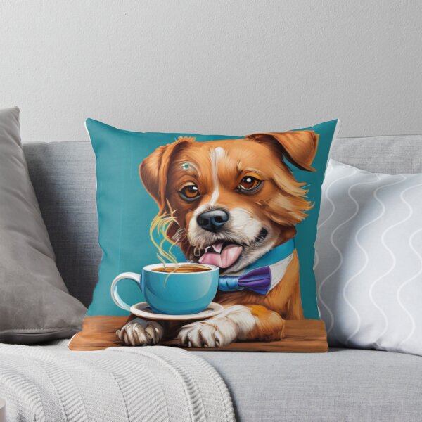 Item preview, Java Joy - A Happy Dog and His Favorite Beverage designed and sold by WBP Mart.