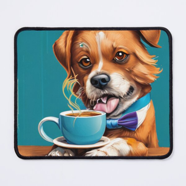 Item preview, Java Joy - A Happy Dog and His Favorite Beverage designed and sold by WBP Mart.