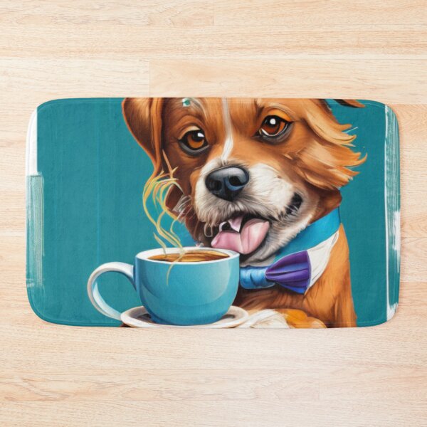 Item preview, Java Joy - A Happy Dog and His Favorite Beverage designed and sold by WBP Mart.