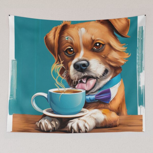 Item preview, Java Joy - A Happy Dog and His Favorite Beverage designed and sold by WBP Mart.