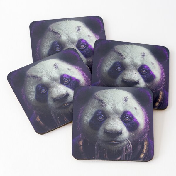 Item preview, Purple bad panda designed and sold by SaleHunt.