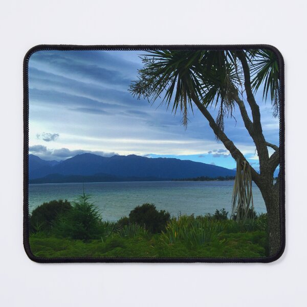 Item preview, Peaceful lake view with hills in background designed and sold by Azaswi.