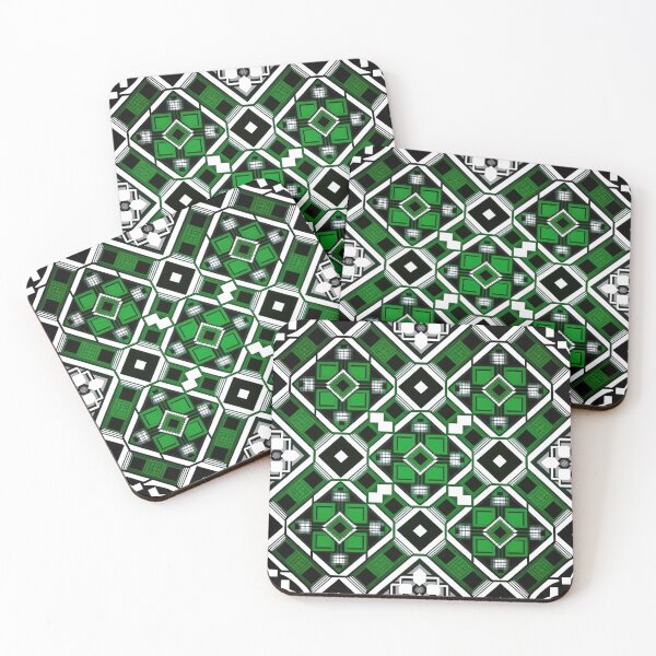 Item preview, Green Ornamental Plaid Pattern designed and sold by Juliascutecornr.