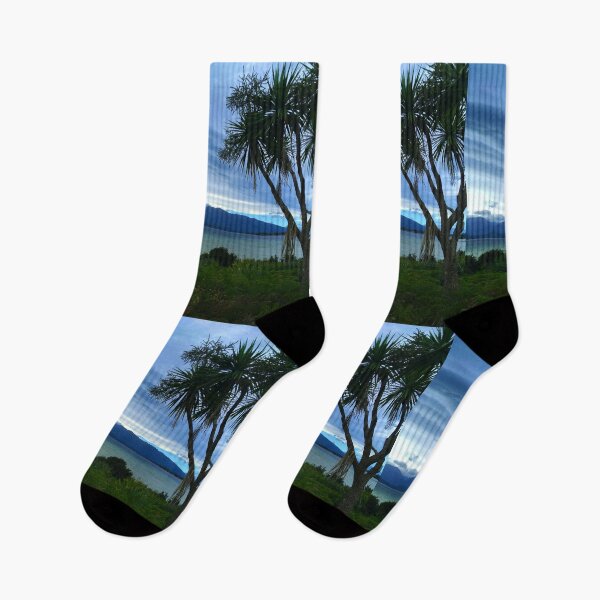 Item preview, Peaceful lake view with hills in background designed and sold by Azaswi.
