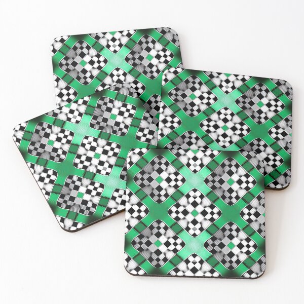Item preview, GreenOrnamental Plaid Pattern designed and sold by Juliascutecornr.