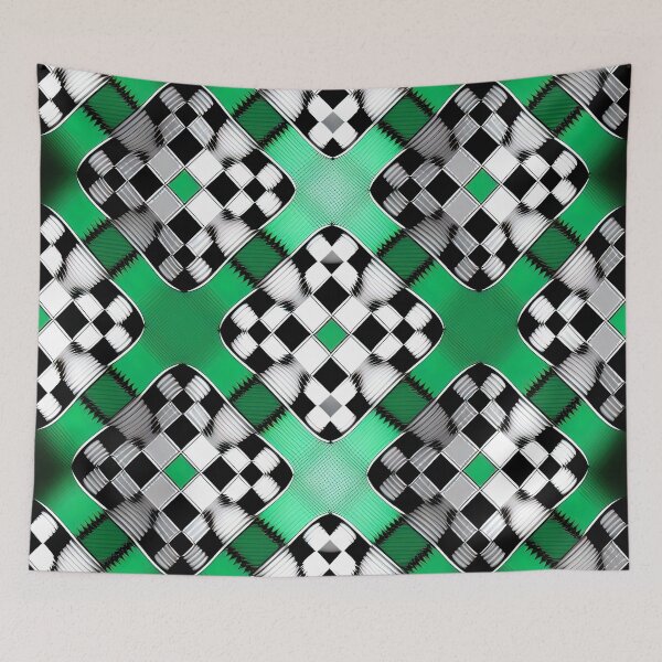 Artikelvorschau, GreenOrnamental Plaid-Muster entworfen und verkauft von Juliascutecornr.