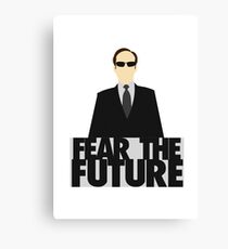 The Matrix - Agent Smith - Fear The Future Canvas Print